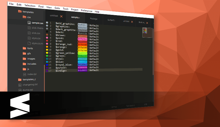 SublimeText - Gutter Color